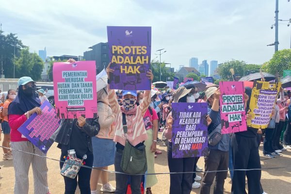 Aliansi Perempuan Indonesia (API) gelar aksi protes di DPR RI/Foto : Dok Fifi Abdurahman