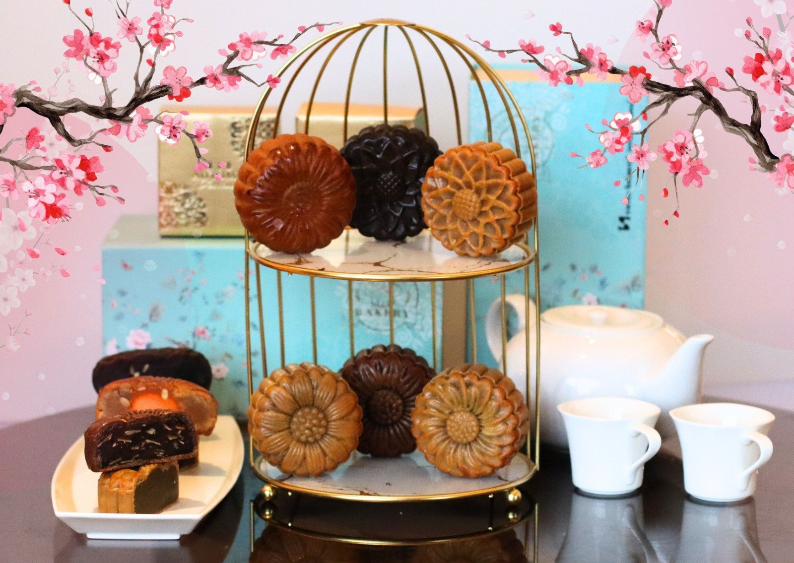 Koleksi mooncake eksklusif dari Hotel Ciputra Jakarta. Foto: Ciputra