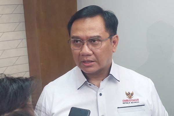 Anggota Ombudsman RI, Yeka Hendra Fatika, menyebut potensi kerugian negara akibat tata kelola cadangan beras mencapai Rp7 triliun/Foto : GPriority (Nindya Farhah Azzahrah)