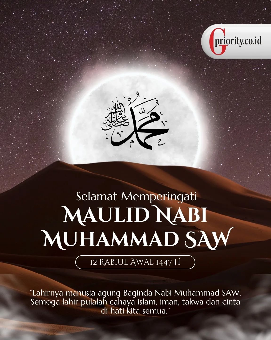 Peringatan Maulid Nabi 2025/Foto : Dok GPriority