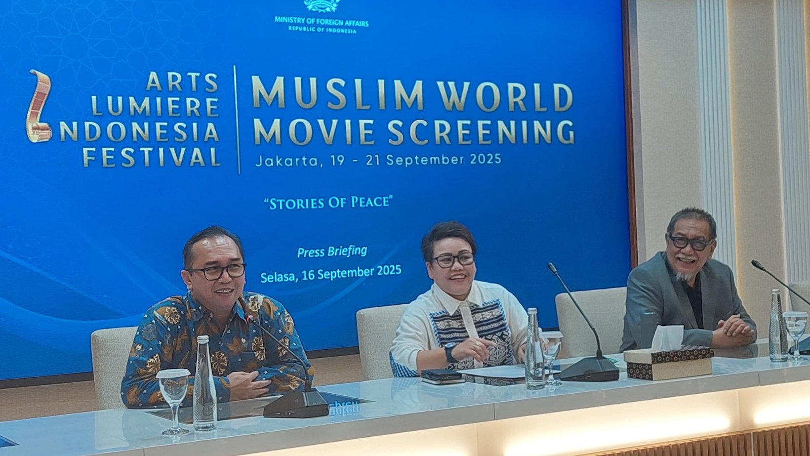 Lewat Arts Lumiere Indonesia Festival 2025, Kemlu RI Diplomasi Budaya Dengan Sinema Dunia Islam/Foto : GPriority (Nindya Farhah Azzahrah)