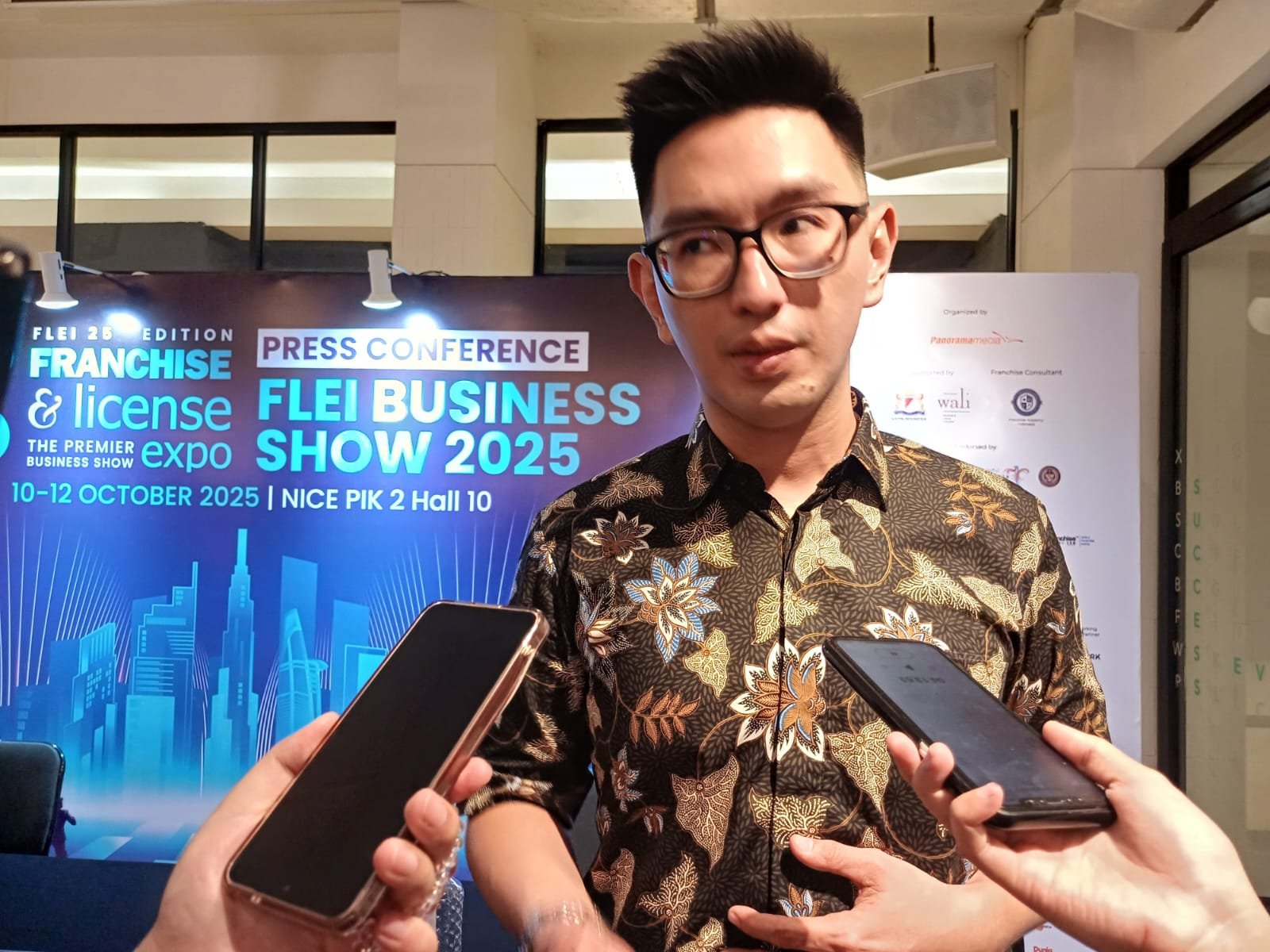 Rulief Harjianto, Project Manager FLEI Business Show 2025 di Jakarta, Selasa (16/9). Foto: GPriority/Dimas A Putra