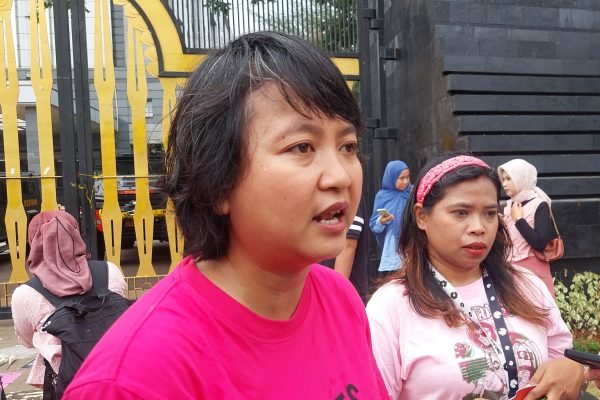 Mutiara Ika Pratiwi, salah satu anggota Aliansi Perempuan Indonesia/Foto : Dok. GPriority (Nindya Farhah Azzahrah)