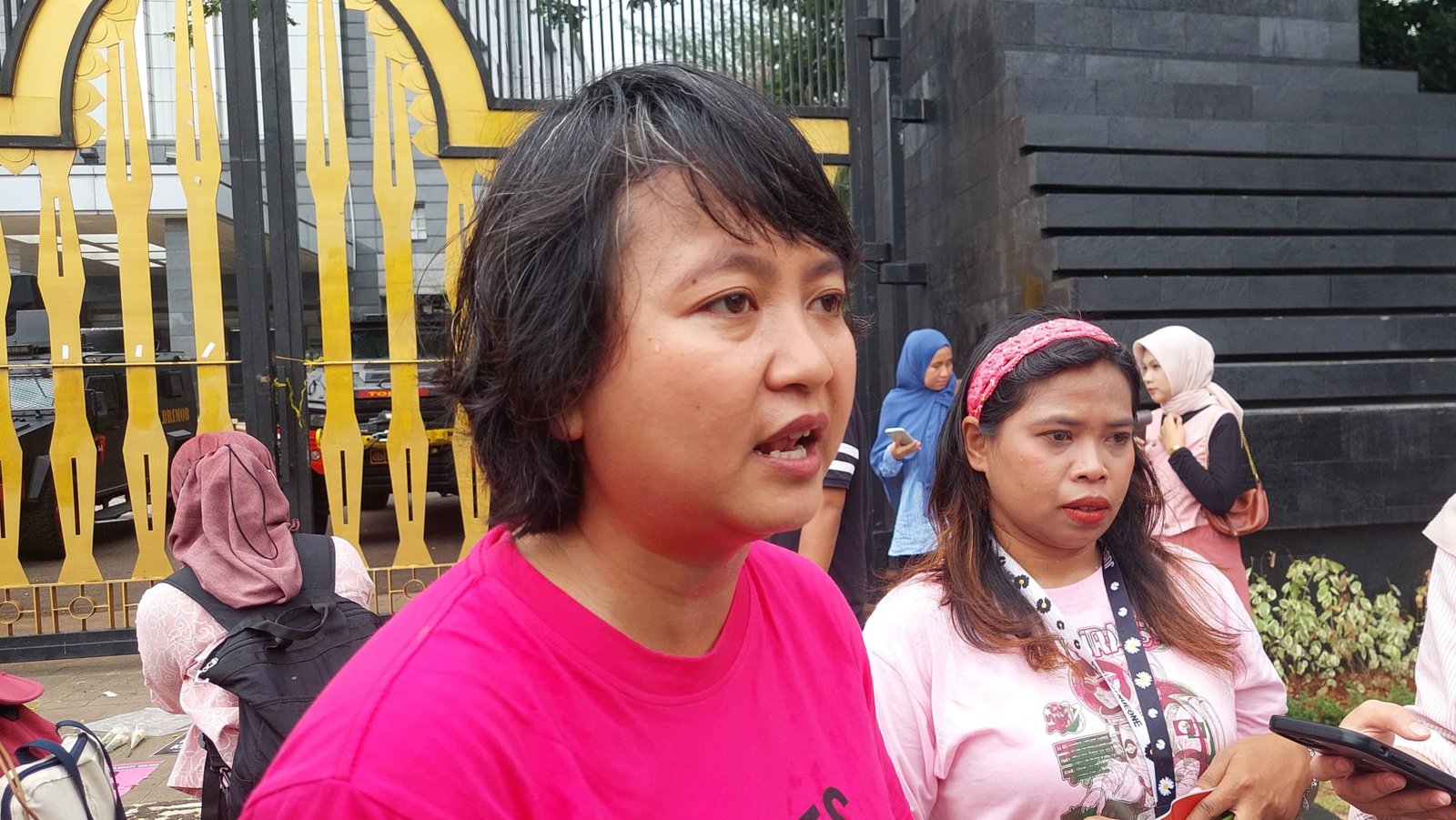 Mutiara Ika Pratiwi, salah satu anggota Aliansi Perempuan Indonesia/Foto : Dok. GPriority (Nindya Farhah Azzahrah)