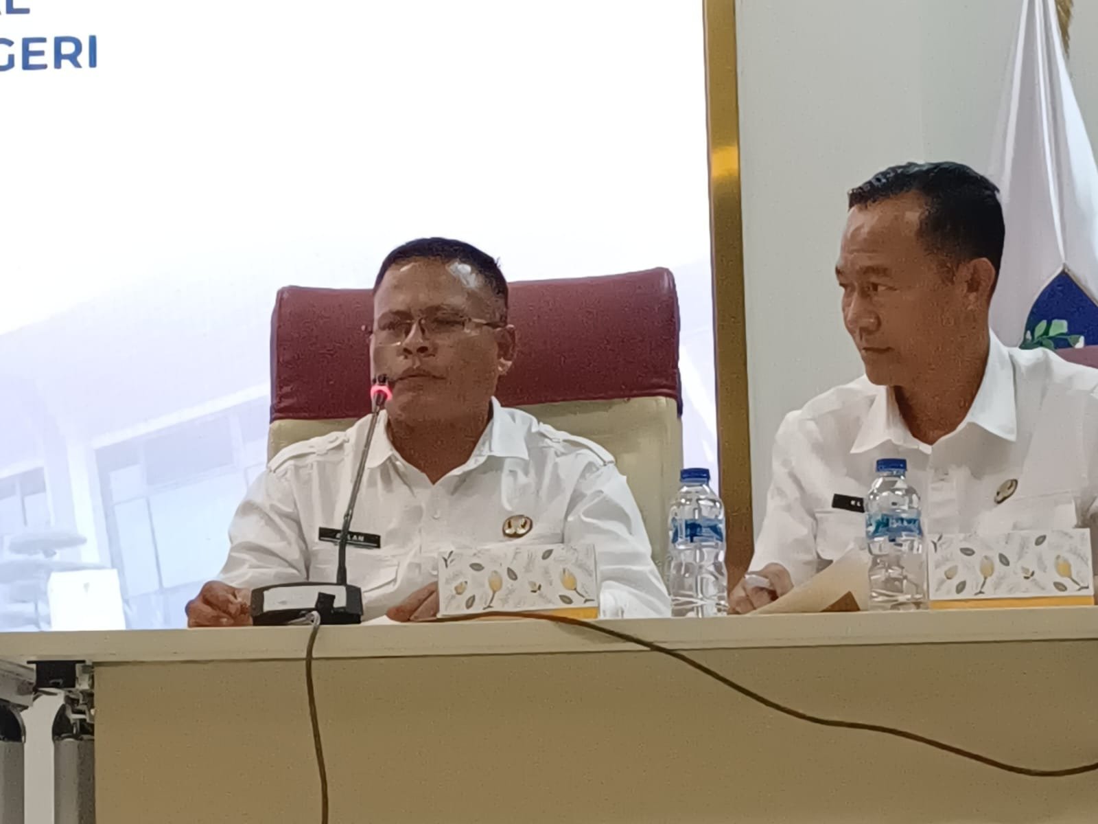 Wali Kota Prabumulih, Arlan mengungkapkan alasan di balik ancamannya untuk mencopot Kepala SMP Negeri 1 Prabumulih, Roni Ardiansyah. Foto: GPriority/Dimas A Putra