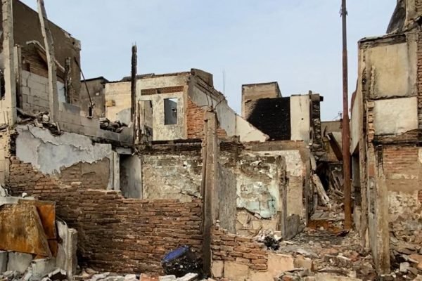 Kondisi rumah warga Tamansari Jakarta Barat usai kebakaran hebat pada Minggu (28/9)/Foto Fifi Abdurahmam