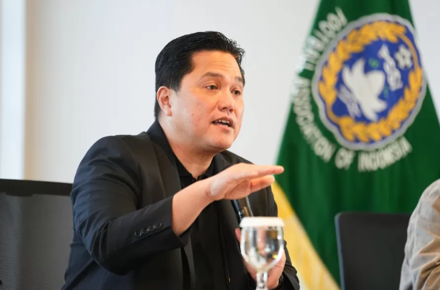 Beri Bantuan Alat Olahraga Untuk Korban Banjir, Erick Thohir Dikritik/Foto : Dok. PSSI
