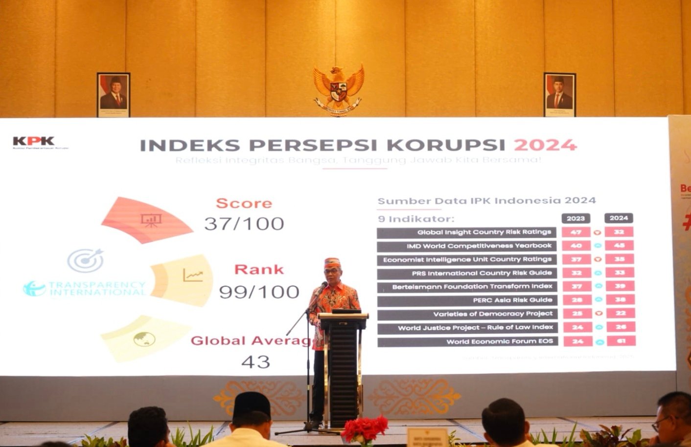 Ketua Komisi Pemberantasan Korupsi (KPK), Setyo Budiyanto dalam Rapat Koordinasi Pencegahan Korupsi Wilayah Kalimantan Timur (Kaltim) Tahun 2025 digelar di Kota Balikpapan pada Rabu (10/9). Foto: dok.Pemkab Kutim