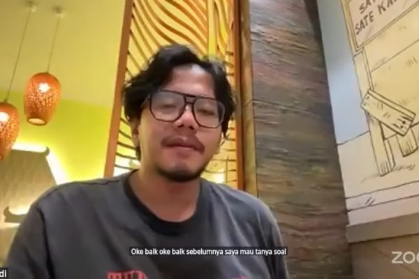 Konten kreator sekaligus pendiri Malaka Project, Ferry Irwandi/Foto Fifi Abdurahman
