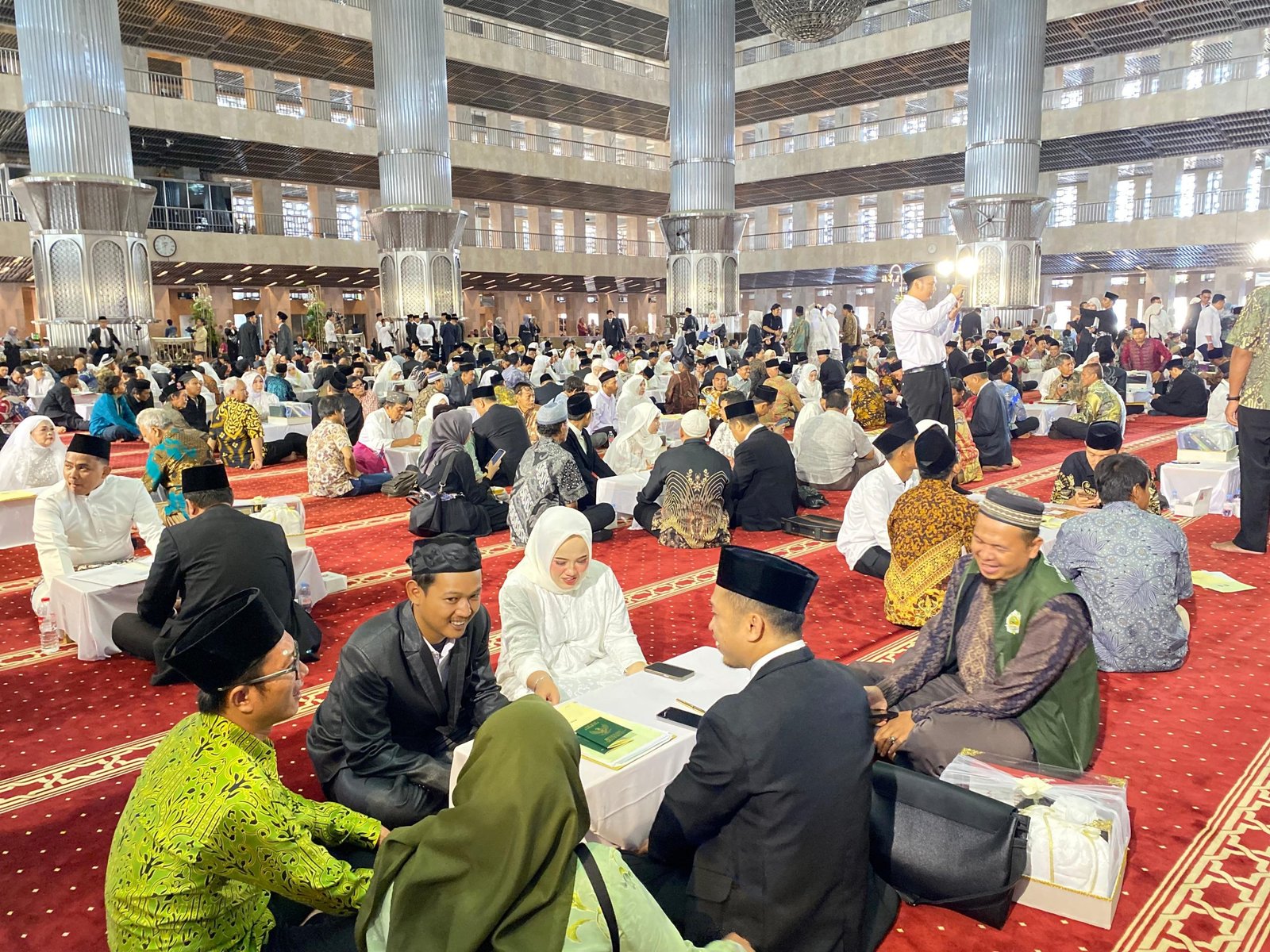 Kementerian Agama (Kemenag) Republik Indonesia mengadakan acara nikah massal tahun 2025 di Masjid Istiqlal/Foto : Dok Fifi Abdurahman