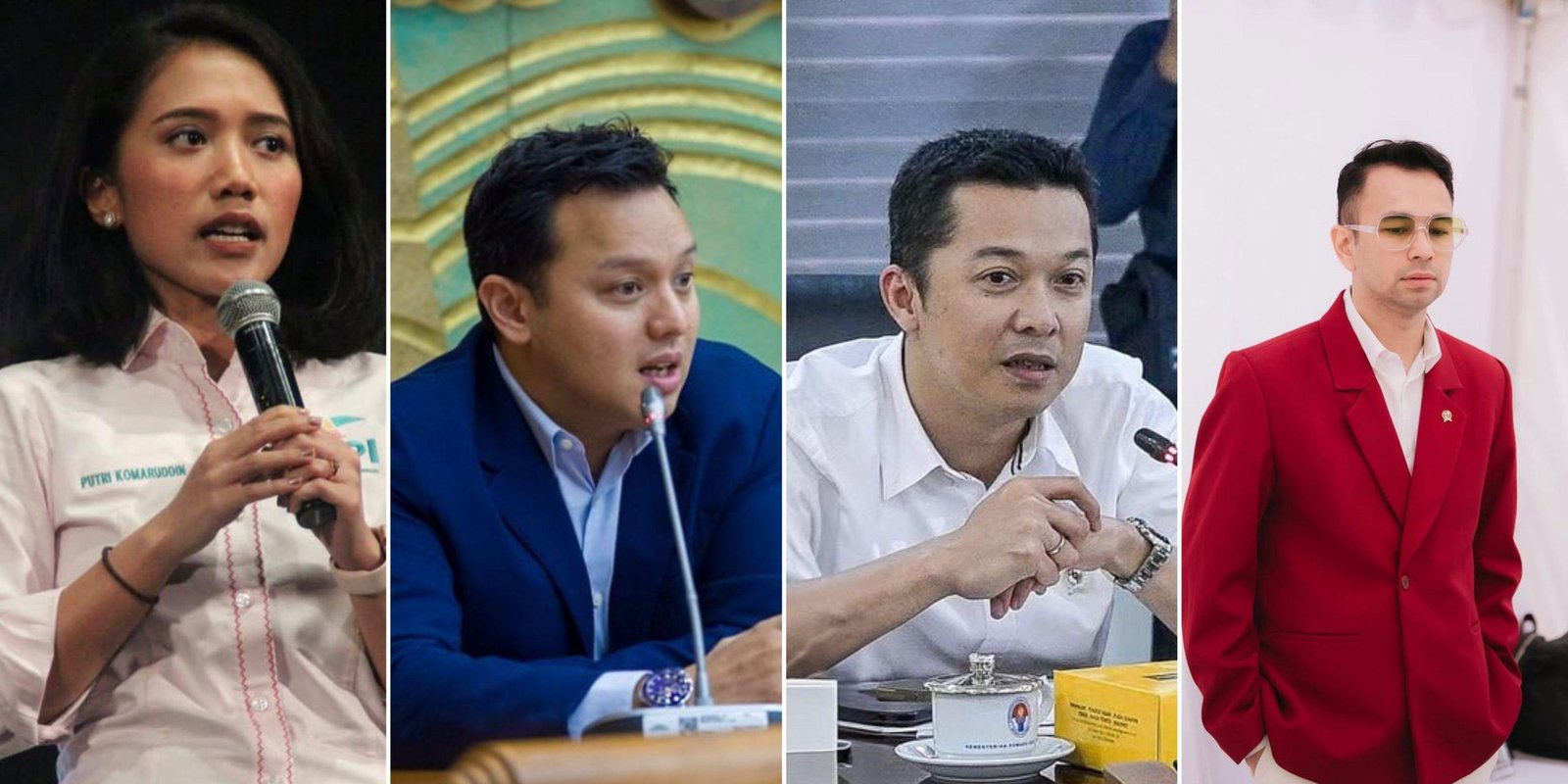 Calon Menpora RI; Puteri Komarudin, Taufik Hidayat, Moreno Soeprapto, dan Raffi Ahmad/Foto Instagram resminya