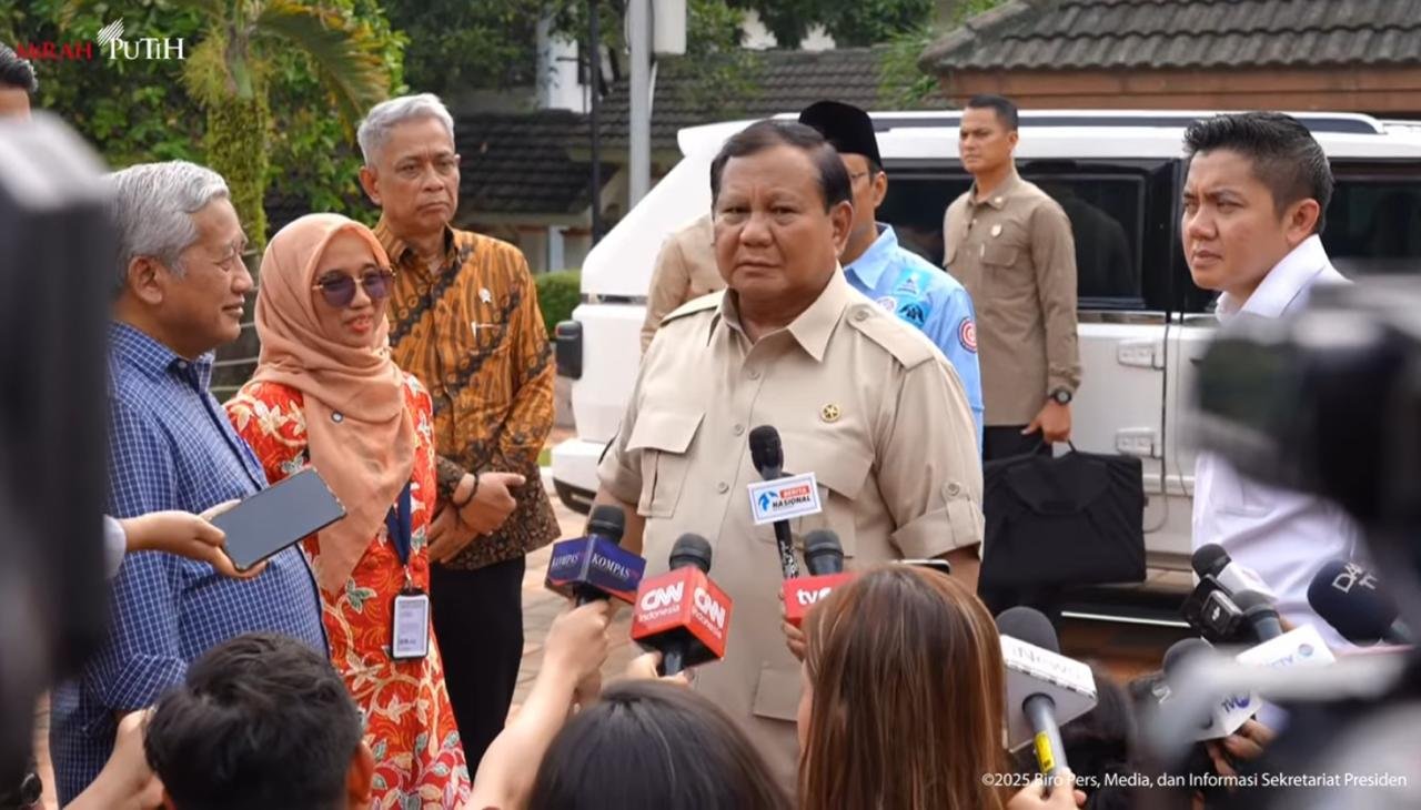 Presiden Prabowo Subianto/Foto Tangkapan Layar YouTube Sekretariat Presiden