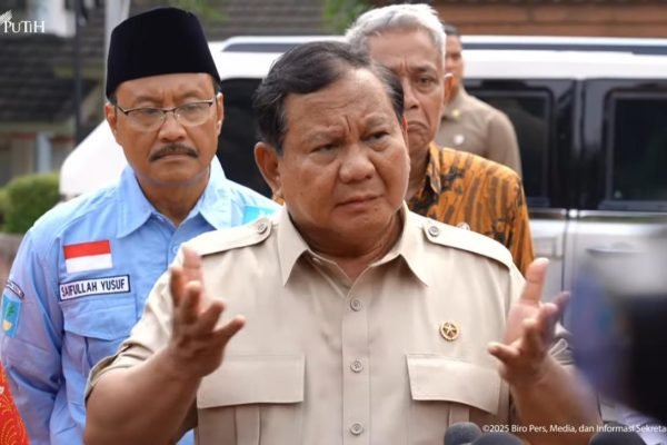 Presiden RI Prabowo Subianto/Foto Tangkapan Layar YouTube Sekretariat Presiden