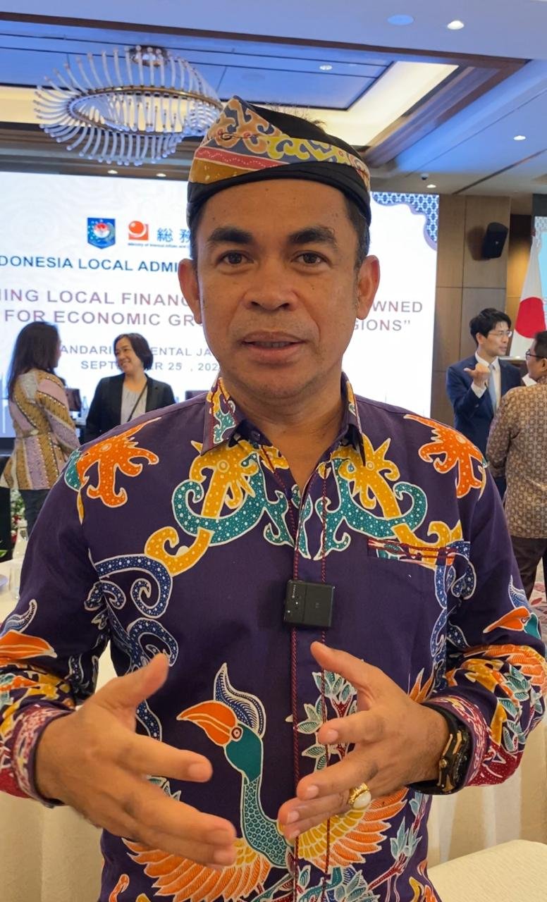 Pejabat (Pj) Sekretaris Daerah (Sekda) Kalimantan Utara (Kaltara), Bustan di Seminar Internasional Jepang-Indonesia/Foto Fifi Abdurahman