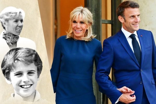 Presiden Prancis Emmanuel Macron bersama sang istri, Brigitte Macron/Foto : Dok. The Straits