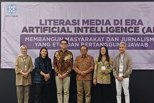 Dewan Pers bersama GoTo menggelar literasi media pada Kamis (9/10). Foto: GPriortiy/Dimas A Putra