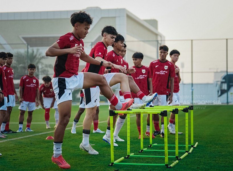 Sesi latihan Timnas Indonesia U-17. Foto: dok.PSSI