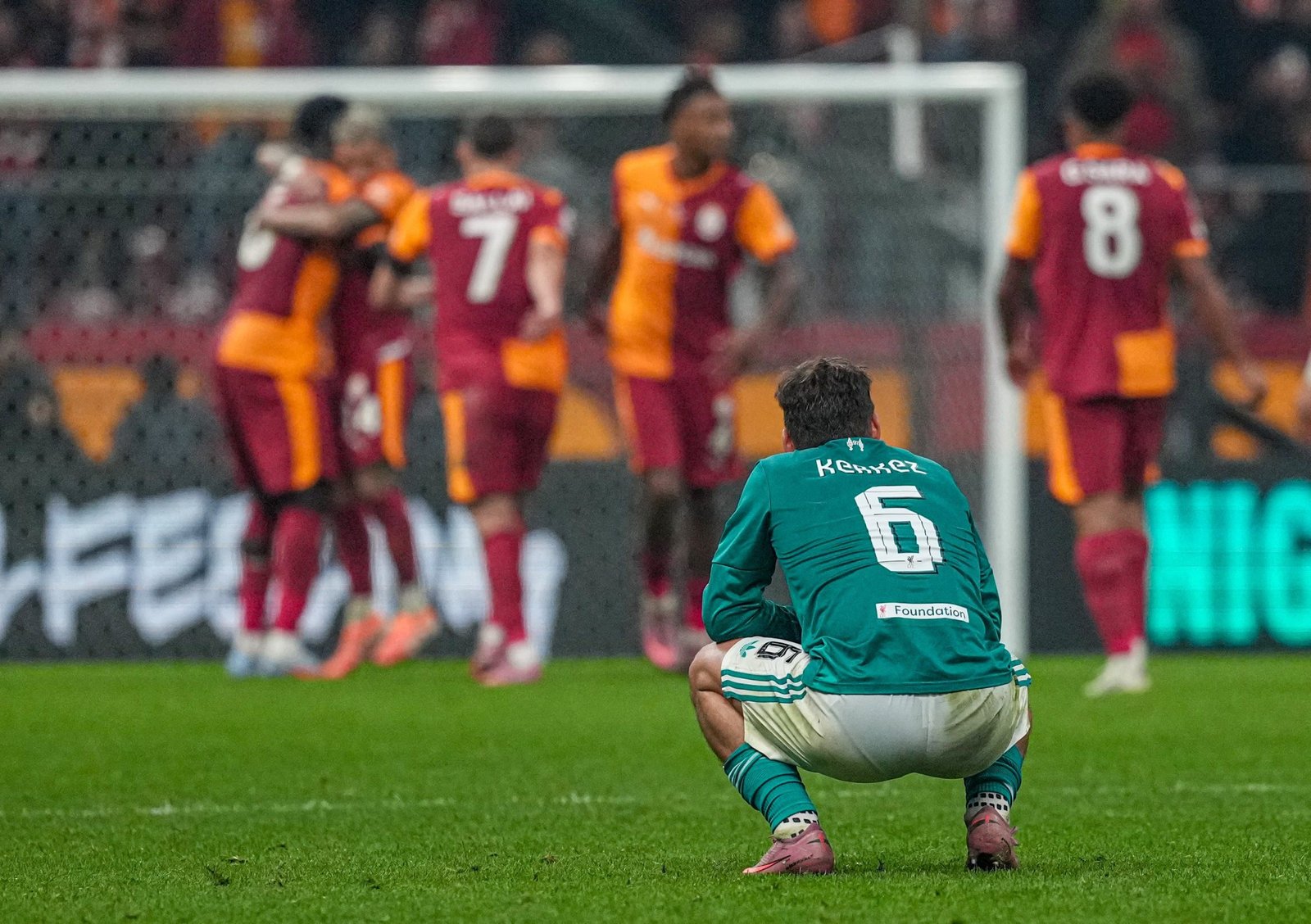 Liverpool keok saat bertemu dengan Galatasaray. Foto: X/Galatasaray