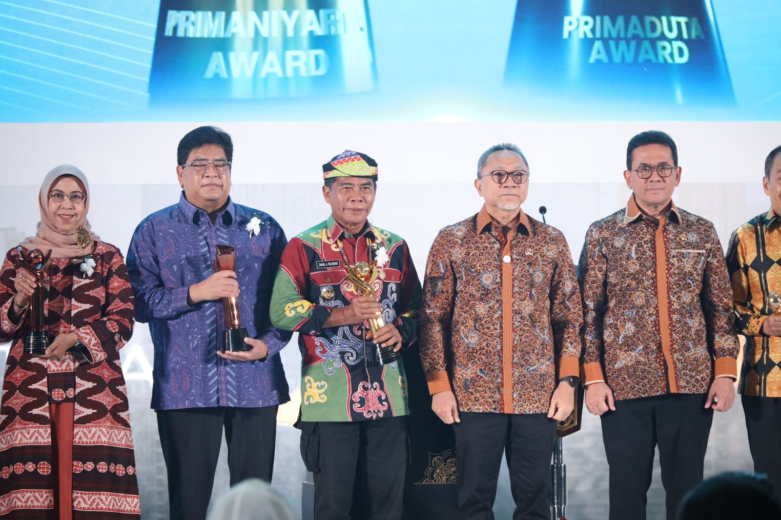 Ajang Primaduta Awards 2025 saat pembukaan Trade Expo Indonesia (TEI) 2025 di ICE BSD, Tangerang, Banten, Rabu (15/10).