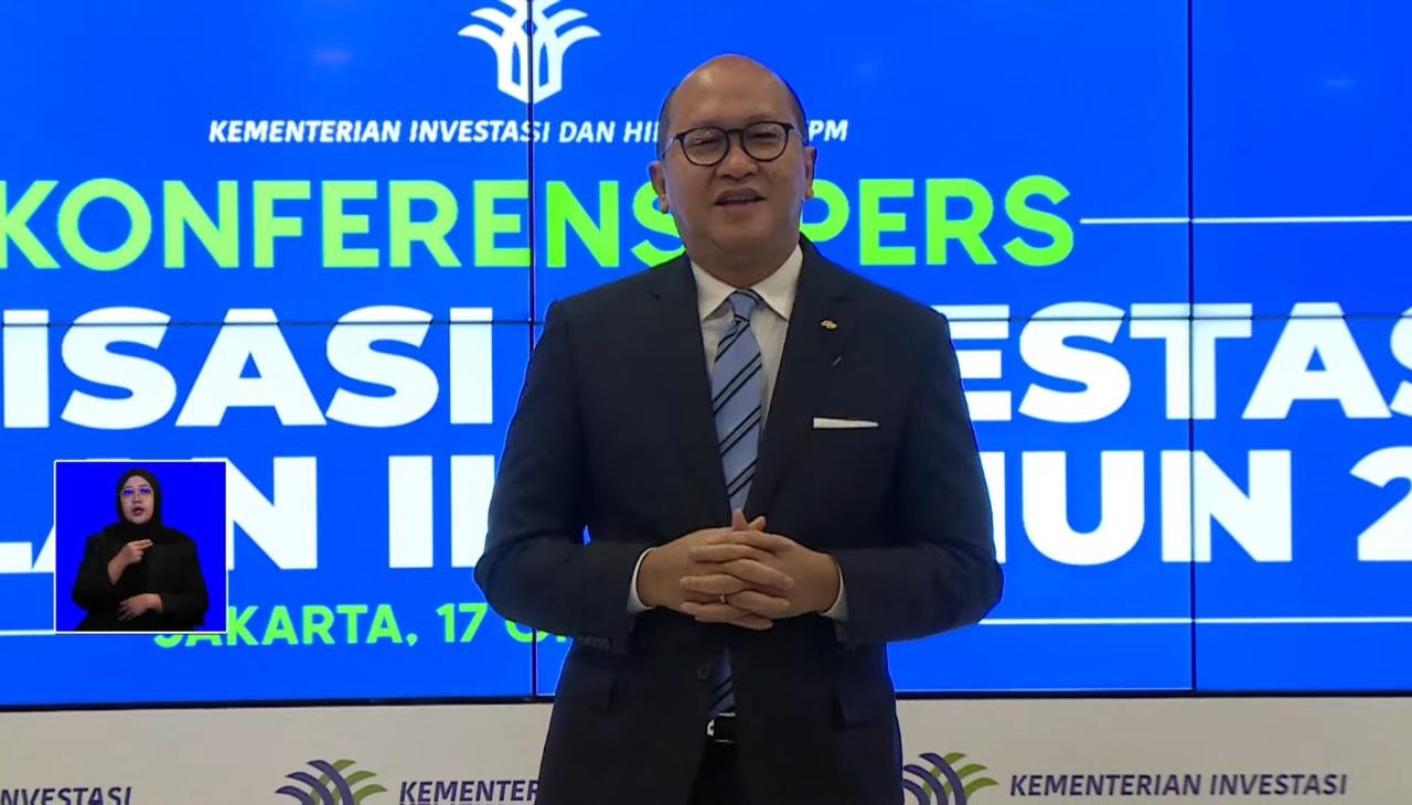 Menteri Investasi dan Hilirisasi sekaligus Kepala BKPM, Rosan Perkasa Roeslani ungkap capaian investasi triwulan III tahun 2025/Foto Tangkapan Layar YouTube Sekretariat Presiden