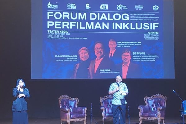 Forum Dialog Perfilman Inklusif dorong praktik inklusi untuk penyandang disabilitas dalam industri film Indonesia/Foto : Dok. GPriority (Nindya Farhah Azzahrah)