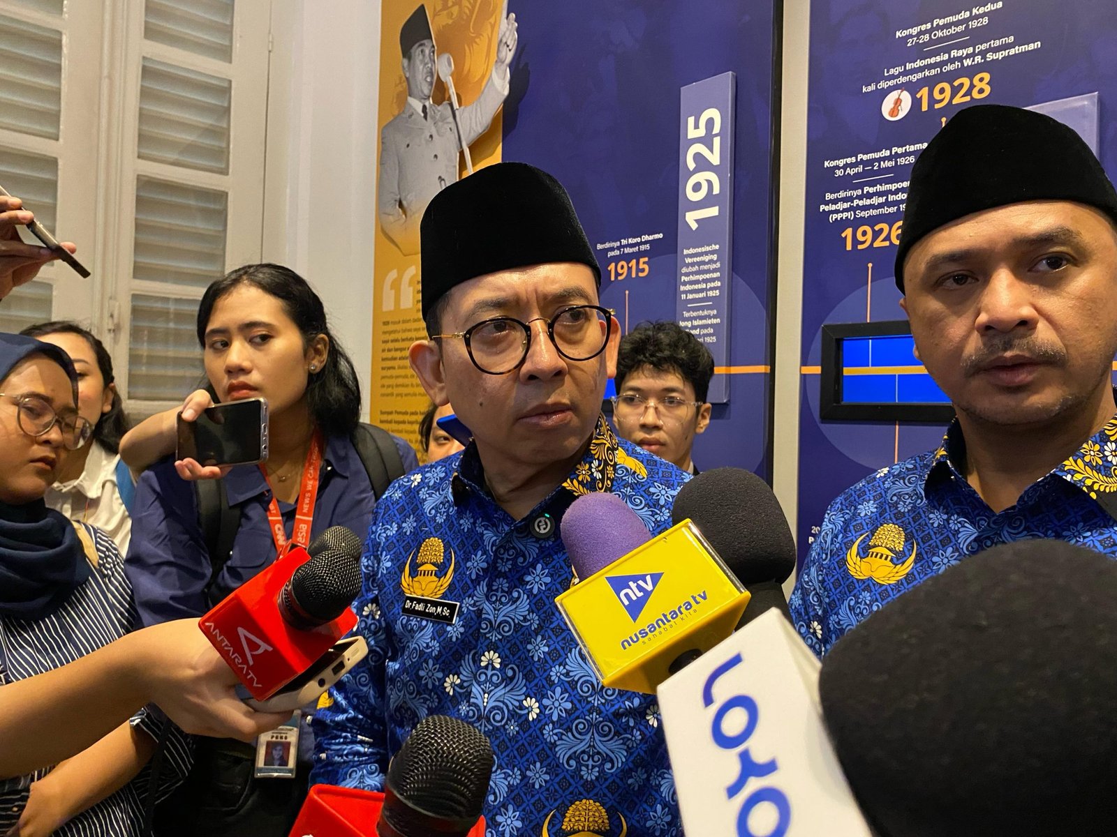 Menteri dan Wakil Menteri Kebudayaan, Fadli Zon-Giring Ganesha Djumaryo/Foto Fifi Abdurahman