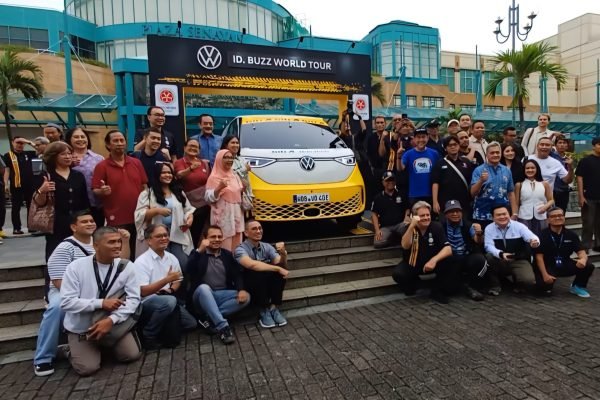 ID. BUZZ World Tour bersama Volkswagen Indonesia di Plaza Senayan, Jakarta, Selasa (28/10). Foto: GPriority/Dimas A Putra