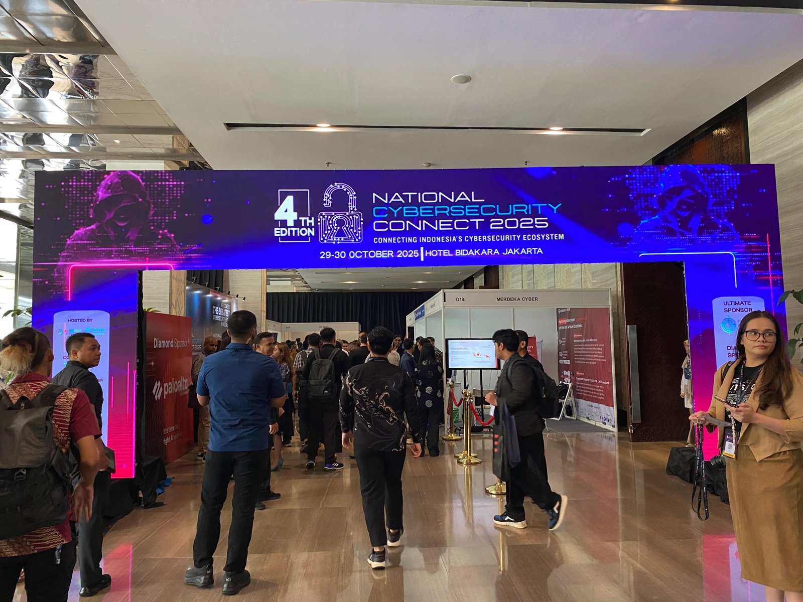 National Cybersecurity Connect (NCC) 2025 bertema “Building Data Security Readiness Towards Economic Resilience” di Hotel Bidakara, Jakarta, Rabu (29/10)/Foto Fifi Abdurahman