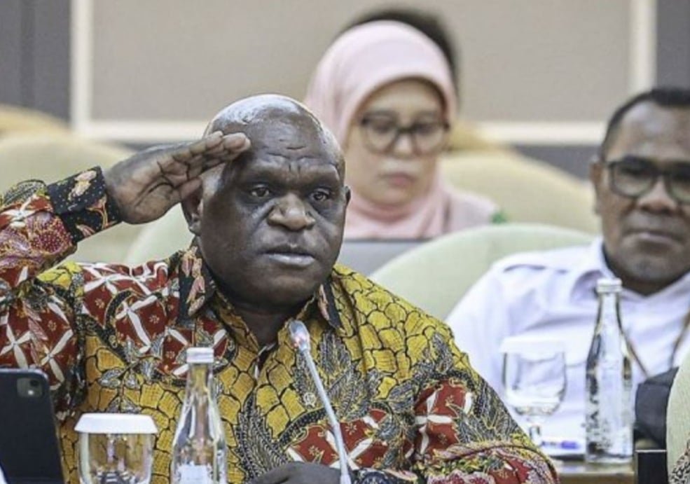 Menteri HAM Natalius Pigai menilai kasus keracunan massal MBG bukan sebagai pelanggaran HAM/Foto : Dok. Humas Kementerian HAM