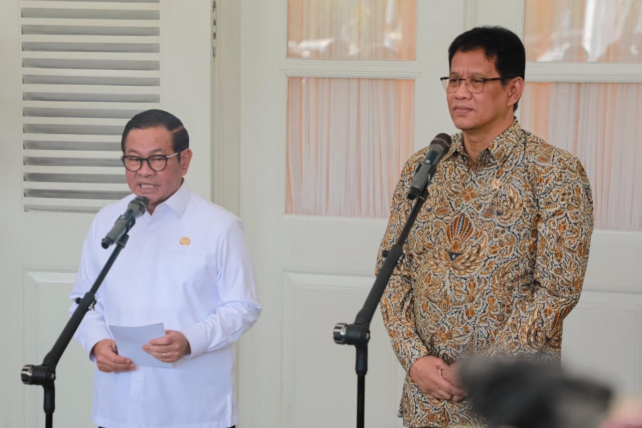 Gubernur DKI Jakarta Pramono Anung bertemu dengan Menteri Keuangan (Menkeu) Purbaya Yudhi Sadewa di Balai Kota/Foto Pemprov DKI