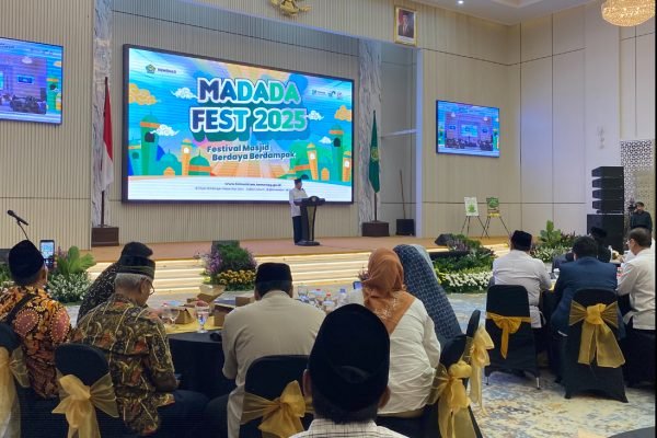 Menag Nasaruddin Umar pada Lauching Buku Ekoteologi Islam: Konsepsi dan Implementasi di Kementerian Agama, Selasa (7/10)/Foto Fifi Abdurahman