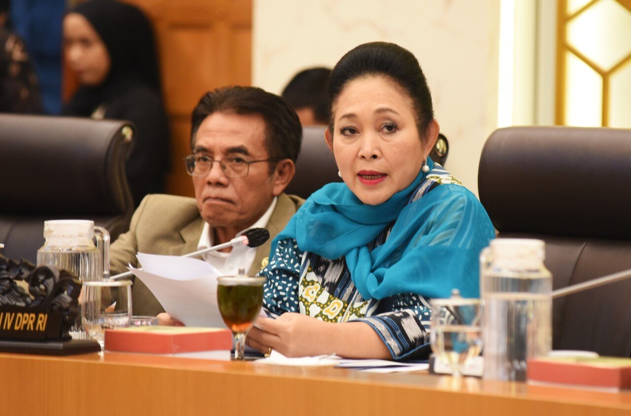 Ketua Komisi IV DPR RI, Siti Hediati Hariyadi atau Titiek Soeharto menilai pelaksanaan MBG tidak perlu dihentikan meski sedang dievaluasi/Foto Fraksi Gerindra DPR RI