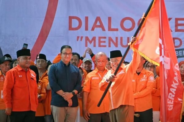 Kader Gerakan Rakyat dan Mantan Gubernur DKI Jakarta Anies Baswedan/Foto Instagram Gerakan Rakyat