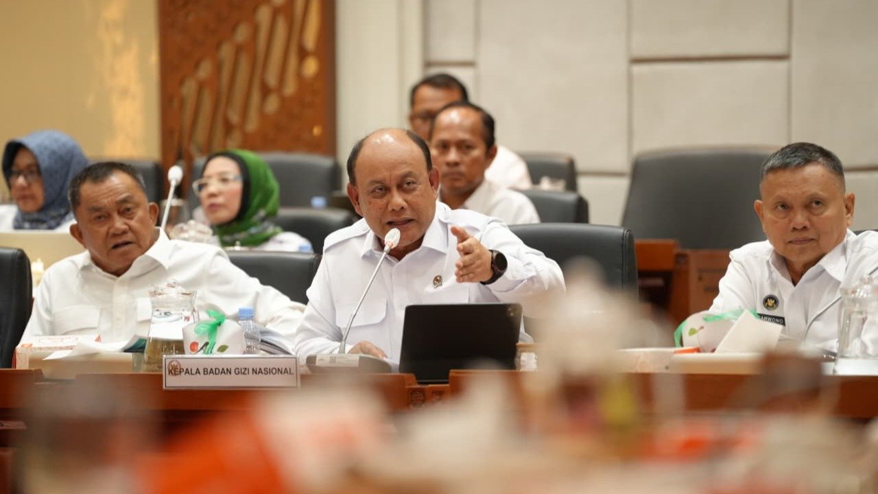 Kepala BGN Dadan Hindayana kembalikan anggaran Program MBG senilai Rp70 triliun ke Presiden Prabowo Subianto/Foto BGN