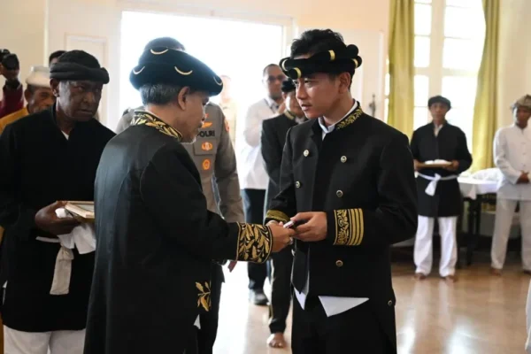 Kesultanan Ternate memberikan Wakil Presiden (Wapres) Gibran Rakabuming Raka gelar kehormatan adat yakni “Kaicil Kastela”/Foto Situs Wapres