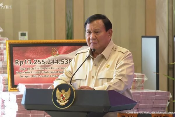 Prabowo Bersyukur Indonesia Mampu Tangani Bencana Tanpa Bantuan Luar Negeri/Foto : Tangkapan Layar YouTube Sekretariat Presiden