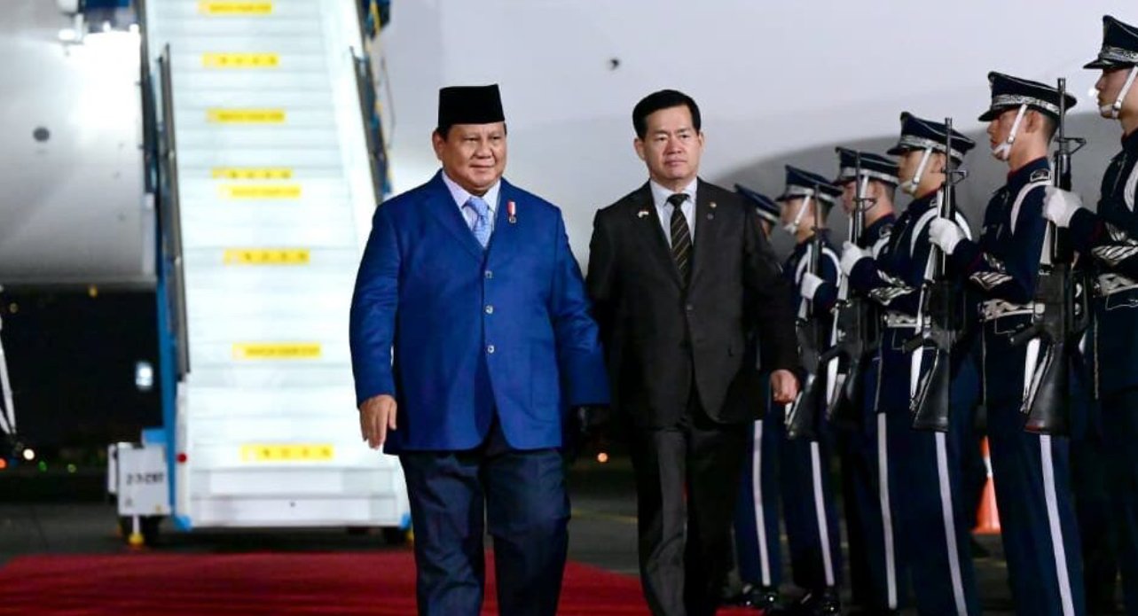 Presiden Prabowo Subianto tiba di Korea untuk menghadiri KTT Asia-Pacific Economic Cooperation (APEC) 2025/Foto BPMI Setpres