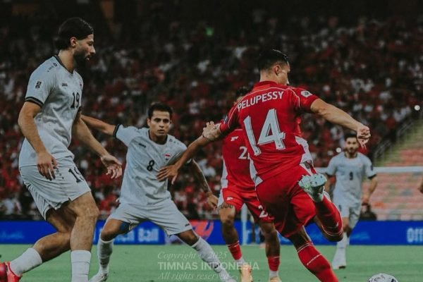Pertandingan Indonesia vs Irak dalam laga Grup B putaran keempat kualifikasi zona Asia di Stadion King Abdullah Sports City, Jeddah, Minggu (12/10) dini hari WIB.
