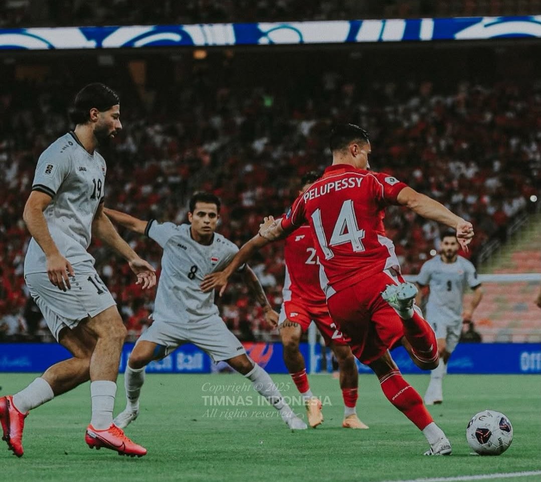 Pertandingan Indonesia vs Irak dalam laga Grup B putaran keempat kualifikasi zona Asia di Stadion King Abdullah Sports City, Jeddah, Minggu (12/10) dini hari WIB.