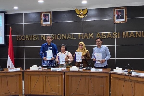 Komnas HAM luncurkan hasil penilaian HAM terhadap 7 kementerian/lembaga tahun 2024/Foto Fifi Abdurahman
