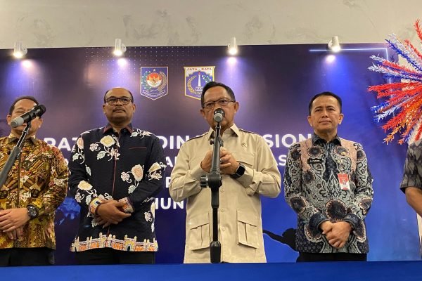 Menteri Dalam Negeri (Mendagri) Tito Karnavian bicara soal pemangkasan dana transfer pusat ke daerah/Foto Fifi Abdurahman