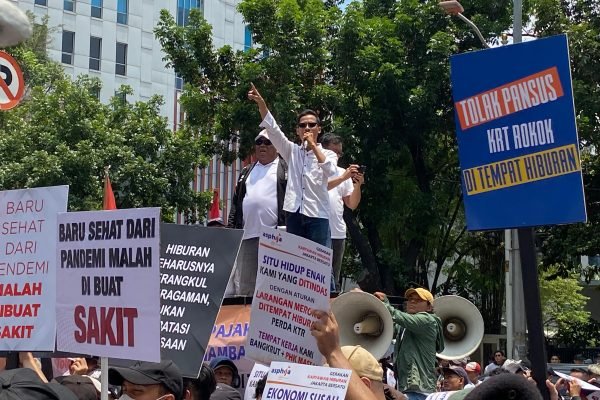 Massa aksi dijadwalkan gelar demonstrasi di sejumlah titik di DKI Jakarta hari ini/Foto Fifi Abdurahman
