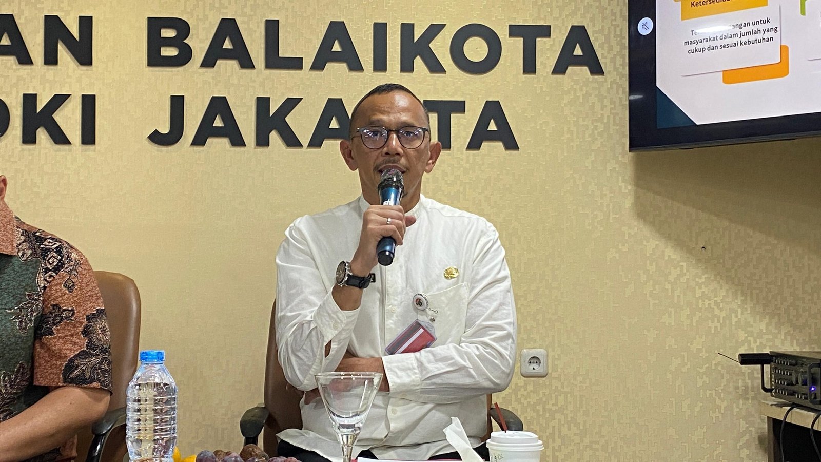 Kepala Dinas Ketahanan Pangan, Kelautan, dan Pertanian (KPKP) DKI Jakarta, Hasudungan Sidabalok/Foto Fifi Abdurahman