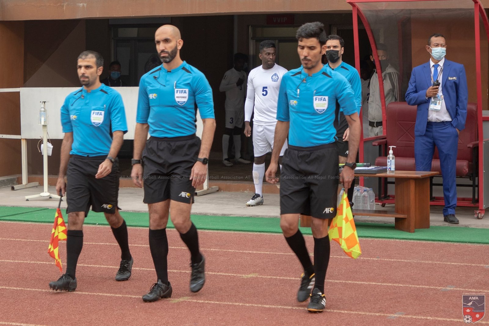 Wasit Ahmad Al Ali. Foto: Facebook/referee.alali