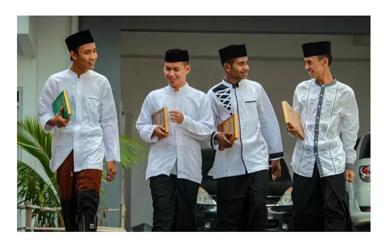 Para santri di Indonesia/Foto situs Majelis Masyayikh