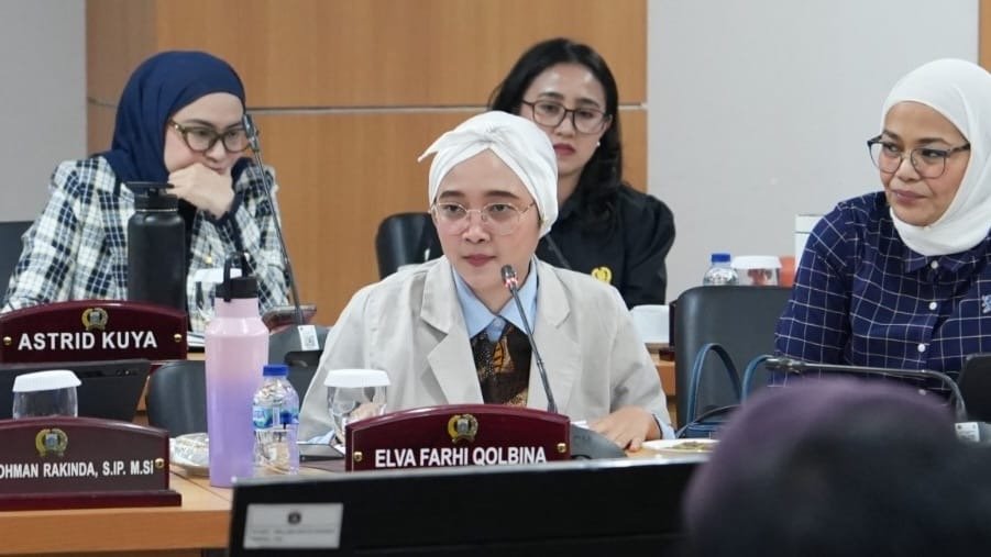 Anggota Komisi E DPRD DKI Jakarta dari Fraksi Partai Solidaritas Indonesia (PSI), Elva Farhi Qolbina/Foto Fraksi PSI Jakarta