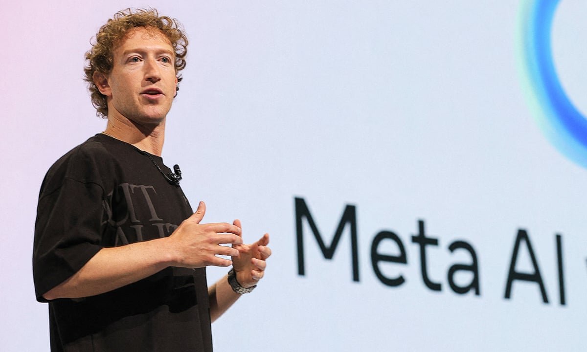 Saham Meta Anjlok, Dalam Sehari Mark Zuckerberg Kehilangan Rp482 Triliun!/Foto : Dok. The Guardian