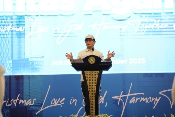 Menteri Agama (Menag) Nasaruddin Umar umumkan tahun ini Kementerian Agama (Kemenag RI) pertama kali selenggarakan Natal bersama/Foto : Dok. Kemenag RI