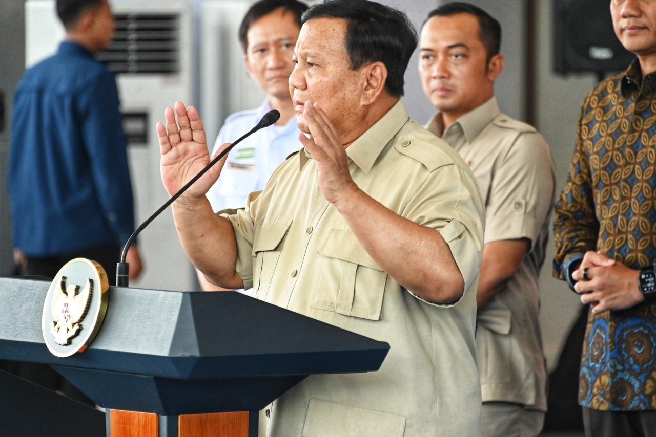 Presiden Prabowo Subianto/Foto Kemenhub