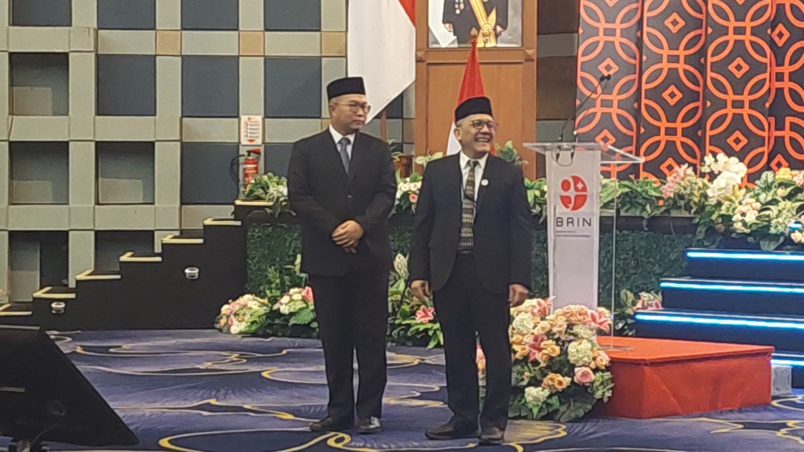 Kepala BRIN Arif Satria (kiri) Ingin Jadikan BRIN Pilar Penting Pembangunan Indonesia/Foto : Dok. GPriority (Nindya Farhah Azzahrah)